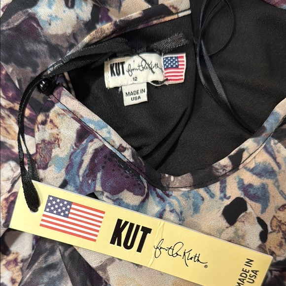 KUT from the Kloth Floral Straight Line Dress Spring Easter 12 - Picture 9 of 11